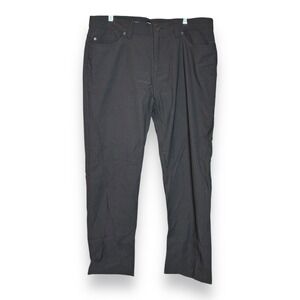Prana Pants Mens 38x30 Slim Fit Nylon Performance Stretch Outdoor Prep Gray New